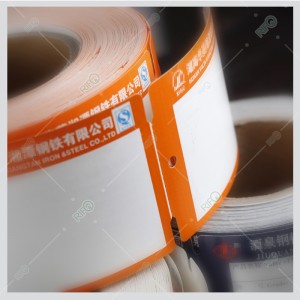 Stahlstange Hängeetiketten Hochtemperatur-Material PET-Kunststoffpapier